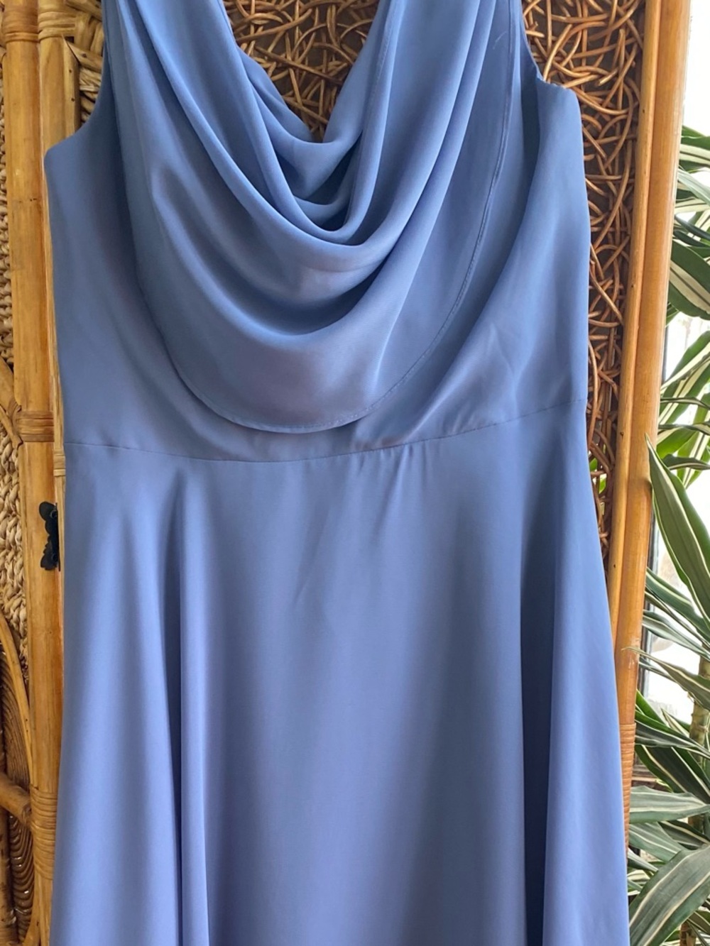JJ’S House Women's Blue Draped Event Dress New Without Tags. - Picture 5 of 10